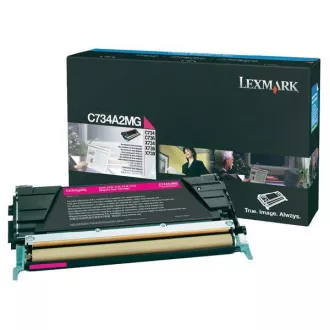 Lexmark C734A2MG - toner, magenta (purpurový)