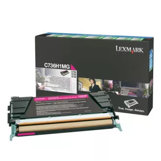 Lexmark C736H1MG - toner, magenta (purpurový)