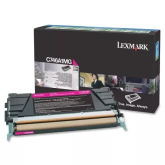 Lexmark C746 (C746A1MG) - toner, magenta (purpurový)