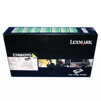 Lexmark C748H3YG - toner, yellow (žlutý)