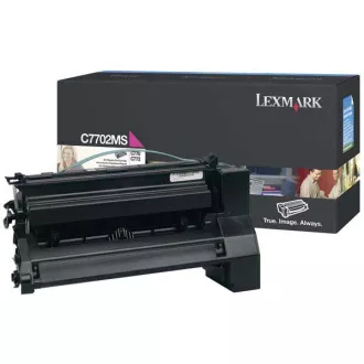 Lexmark C7702MS - toner, magenta (purpurový)