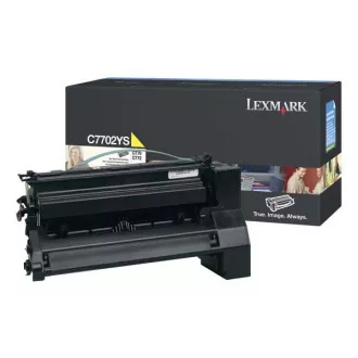 Lexmark C7702YS - toner, yellow (žlutý) Lexmark C7702YS - toner, yellow (žlutý)