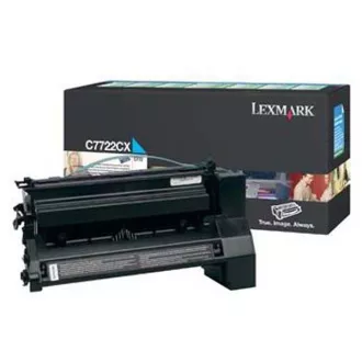Lexmark C7722CX - toner, cyan (azurový) Lexmark C7722CX - toner, cyan (azurový)