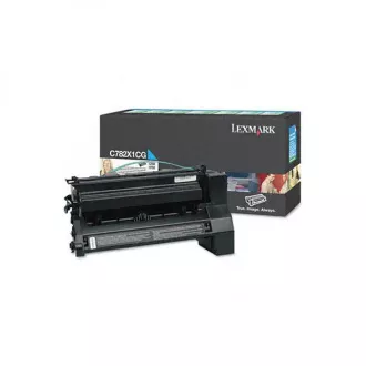 Lexmark C782X1CG - toner, cyan (azurový)