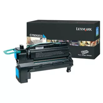 Lexmark C792X2CG - toner, cyan (azurový) Lexmark C792X2CG - toner, cyan (azurový)