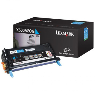 Lexmark X560A2CG - toner, cyan (azurový)