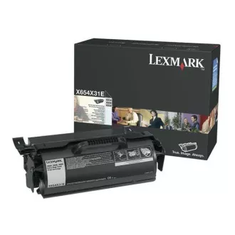 Lexmark X654X31E - toner, black (černý)