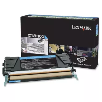 Lexmark X748H1CG - toner, cyan (azurový) Lexmark X748H1CG - toner, cyan (azurový)