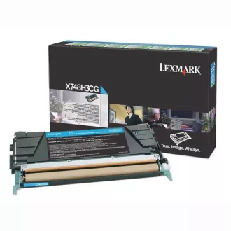 Lexmark X748H3CG - toner, cyan (azurový) Lexmark X748H3CG - toner, cyan (azurový)