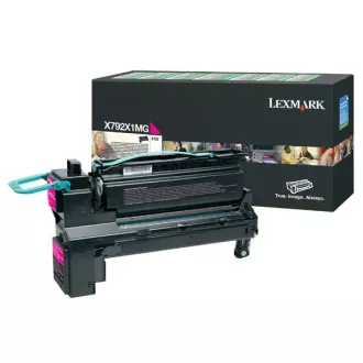 Lexmark X792X1MG - toner, magenta (purpurový)