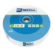 MyMedia CD-R, 69204, 10-pack, 700MB, 52x, 80min., 12cm, bez možnosti potisku, wrap, Standard, pro archivaci dat