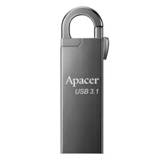 Apacer USB flash disk, USB 3.0, 32GB, AH15A, stříbrný, AP32GAH15AA-1, USB A, s karabinkou, DOPRODEJ Apacer USB flash disk, USB 3.0, 32GB, AH15A, stříbrný, AP32GAH15AA-1, USB A, s karabinkou, DOPRODEJ