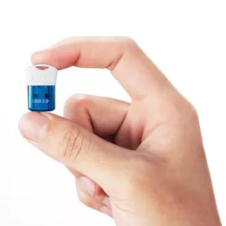Apacer USB flash disk, USB 3.0, 32GB, AH157, modrý, AP32GAH157U-1, USB A, s krytkou, DOPRODEJ