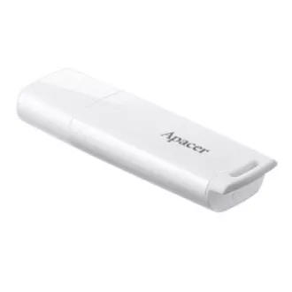 Apacer USB flash disk, USB 2.0, 32GB, AH336, bílý, AP32GAH336W-1, USB A, s krytkou