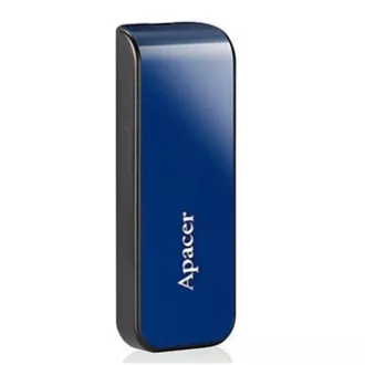 Apacer USB flash disk, USB 2.0, 32GB, AH334, modrý, AP32GAH334U-1, USB A, s výsuvným konektorem