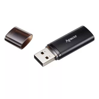 Apacer USB flash disk, USB 3.0, 32GB, AH25B, černý, AP32GAH25BB-1, USB A, s krytkou