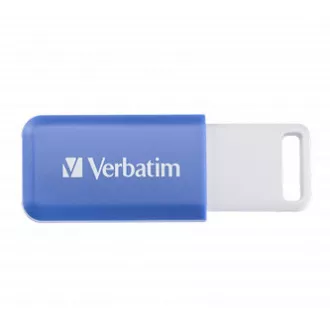 Verbatim USB flash disk, USB 2.0, 64GB, DataBar, modrý, 49455, pro archivaci dat