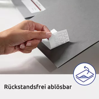 Avery Zweckform etikety 63.5mm x 29.6mm, A4, bílé, 27 etiket, odnímatelná, baleno po 25 ks, L4737REV-25, pro laserové a inkoustové