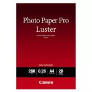 Canon Photo Paper Pro Luster, LU-101, foto papír, lesklý, 6211B006, bílý, A4, 260 g/m2, 20 ks, inkoustový