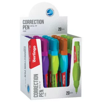 Korekční pero Berlingo, 20x8ml, Fuze Korekční pero Berlingo, 20x8ml, Fuze