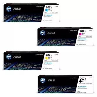 HP 207X (W2210X, W2211X, W2212X, W2213X) - toner, black + color (černý + barevný)
