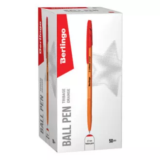 Berlingo, pero kuličkové, červené, 50ks, 0.7mm, Tribase Orange