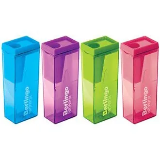 Berlingo, ořezávátko jednoduché NeonBox, color, 24ks Berlingo, ořezávátko jednoduché NeonBox, color, 24ks