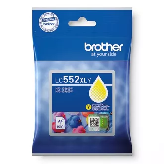 Brother LC-552-XL (LC552XLY) - cartridge, yellow (žlutá) Brother LC-552-XL (LC552XLY) - cartridge, yellow (žlutá)