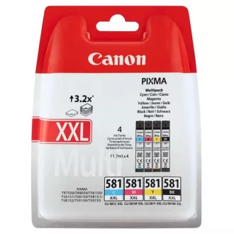 Canon CLI-581-XXL (1998C005) - cartridge, black + color (černá + barevná) Canon CLI-581-XXL (1998C005) - cartridge, black + color (černá + barevná)