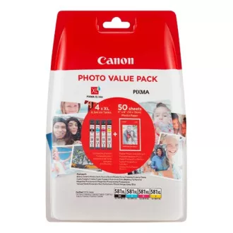 Canon CLI-581-XL (2052C004) - cartridge, black + color (černá + barevná) Canon CLI-581-XL (2052C004) - cartridge, black + color (černá + barevná)