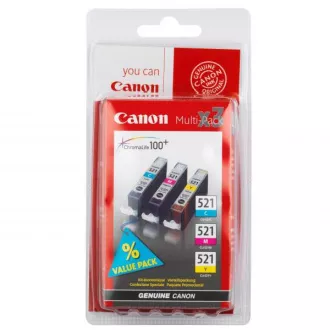 Canon CLI-521 (2934B010) - cartridge, color (barevná) Canon CLI-521 (2934B010) - cartridge, color (barevná)