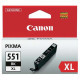 Canon CLI-551-BK XL (6443B001) - cartridge, black (černá)