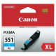 Canon CLI-551-C XL (6444B001) - cartridge, cyan (azurová)