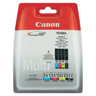 Canon CLI-551 (6509B009) - cartridge, black + color (černá + barevná)
