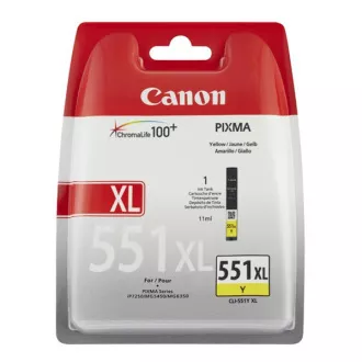 Canon CLI-551-XL (6446B004) - cartridge, yellow (žlutá)
