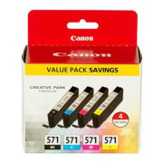 Canon CLI-571 (0386C005) - cartridge, black + color (černá + barevná)