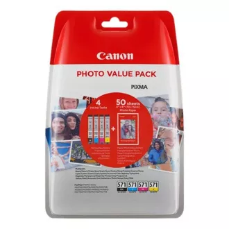 Canon CLI-571 (0386C006) - cartridge, black + color (černá + barevná)