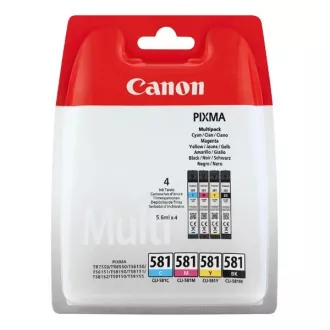 Canon CLI-581 (2103C004) - cartridge, black + color (černá + barevná) Canon CLI-581 (2103C004) - cartridge, black + color (černá + barevná)