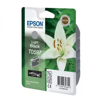 Epson T0597 (C13T05974010) - cartridge, light black (světle černá)