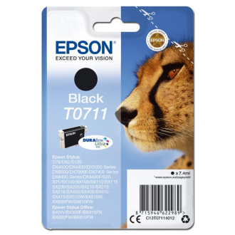 Epson T0711 (C13T07114012) - cartridge, black (černá)