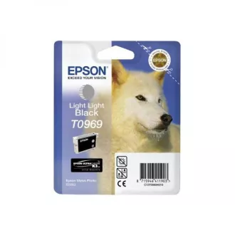 Epson T0969 (C13T09694010) - cartridge, light light black (světle světle černá)