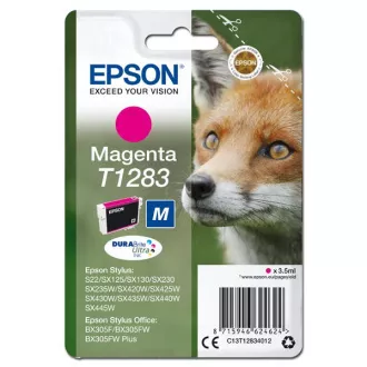 Epson T1283 (C13T12834012) - cartridge, magenta (purpurová) Epson T1283 (C13T12834012) - cartridge, magenta (purpurová)
