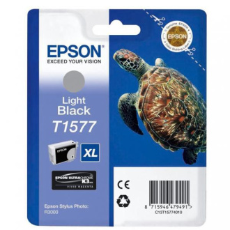 Epson T1577 (C13T15774010) - cartridge, light black (světle černá)
