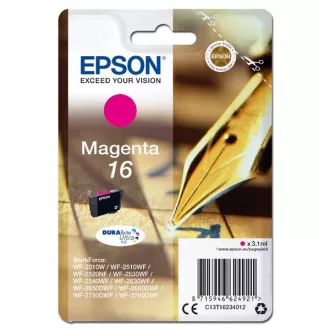 Epson T1623 (C13T16234012) - cartridge, magenta (purpurová) Epson T1623 (C13T16234012) - cartridge, magenta (purpurová)