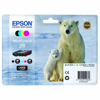 Epson T2616 (C13T26164010) - cartridge, black + color (černá + barevná)