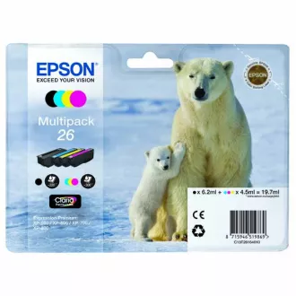 Epson T2616 (C13T26164020) - cartridge, black + color (černá + barevná) Epson T2616 (C13T26164020) - cartridge, black + color (černá + barevná)