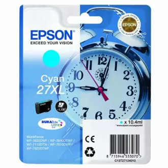Epson T2712 (C13T27124010) - cartridge, cyan (azurová) Epson T2712 (C13T27124010) - cartridge, cyan (azurová)