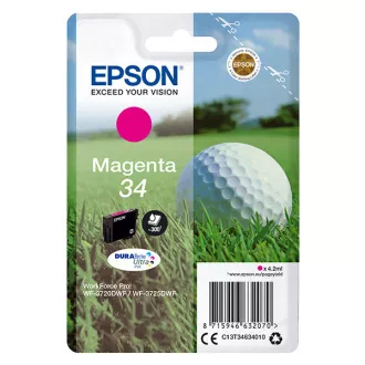 Epson T3463 (C13T34634020) - cartridge, magenta (purpurová) Epson T3463 (C13T34634020) - cartridge, magenta (purpurová)