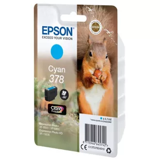 Epson T3782 (C13T37824010) - cartridge, cyan (azurová)