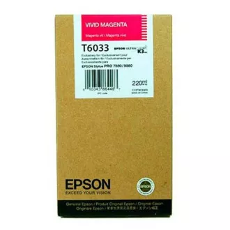 Epson T6033 (C13T603300) - cartridge, magenta (purpurová)